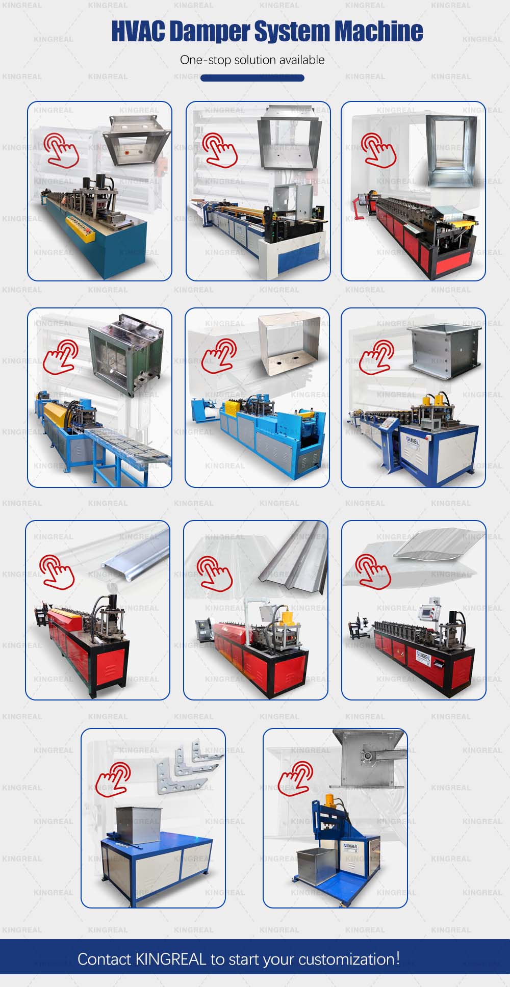 HVAC Damper Frame Machine HVAC Damper Frame Machine